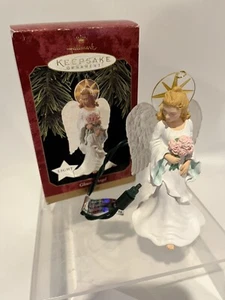 Hallmark Keepsake Magic Ornament Glowing Angel-Lights Up. 1997 Fast Shipping - Picture 1 of 13