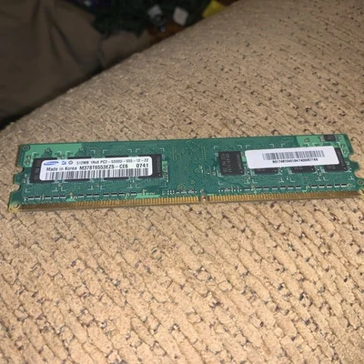 Samsung 512MB DDR2-667 PC2-5300U 1Rx8 Desktop Memory Module RAM - Image 1 of 2