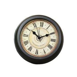 1PC Vintage Table Clock Adornment Creative Table Clock Crafts Decor Mute Wall - Picture 1 of 12