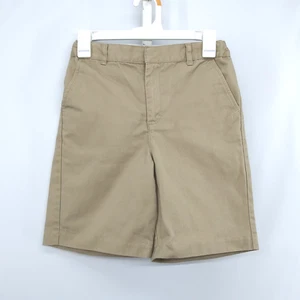 Classroom School Uniform Shorts Boys Size 12 Khaki Flat Front Pockets Adjustable - Picture 1 of 9
