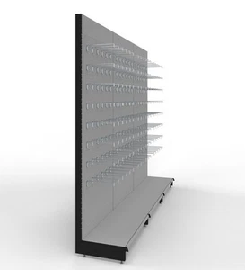 Sales Shelf Wall Shelf Metal Shelf Supermarket Shelf Kiosk 290 x 300 cm incl. Hooks - Picture 1 of 6