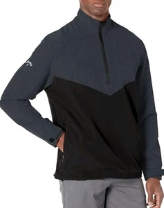 Callaway Mens Golf Swing Tech Blocked 1/4 Zip Windbreaker Pullover Jacket - XL - Picture 1 of 10