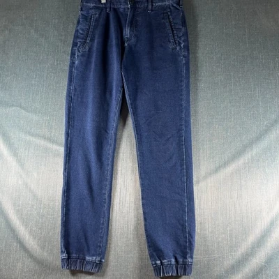 Armani Exchange Men's Jogger Pants Size 28 Blue Slim Fit Casual Stretch Denim - Image 1 of 4