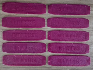 10 VINTAGE REDLINE HOT WHEELS ERA PURPLE RACE TRACK CONNECTORS / JOINERS - Picture 1 of 2