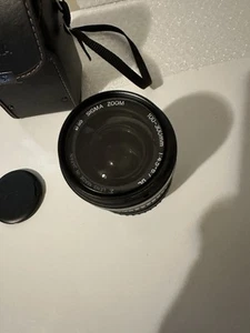 SIGMA ZOOM 100-300mm f4.5-6.7 DL Pentax K mount From Japan W/Leather Case - Picture 1 of 11