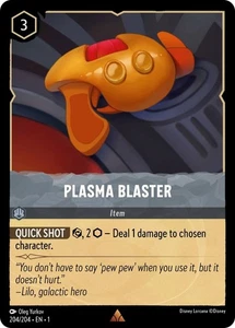 Plasma Blaster #204/204 The First Chapter - Juego de cartas coleccionables Disney Lorcana - Imagen 1 de 1
