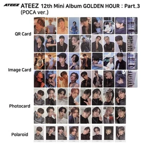 ATEEZ 12th Mini Golden Hour Part.3 POCA Ver. Offizielle Fotokarte QR Bildkarte - Bild 1 von 91