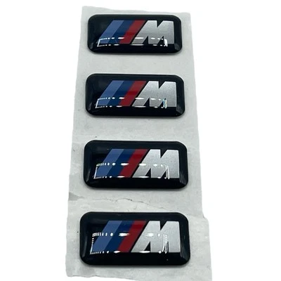 Conjunto de emblema de roda BMW M genuíno de 4 M3 Z3M M5 36112228660 - Imagem 1 de 4