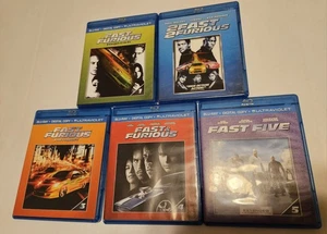 The Fast And Furious Movie Lot 1-5 BluRay - Picture 1 of 3