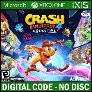 Crash Bandicoot 4 It's About Time Xbox One KEY 🔑 Argentina ☑VPN Global ☑Sin disco - Imagen 1 de 4