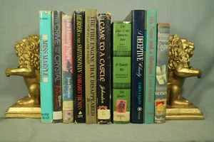 lot 10 vintage Murder Mystery books THe Fire Engine that Disappeared Miss Marple - Picture 1 of 7