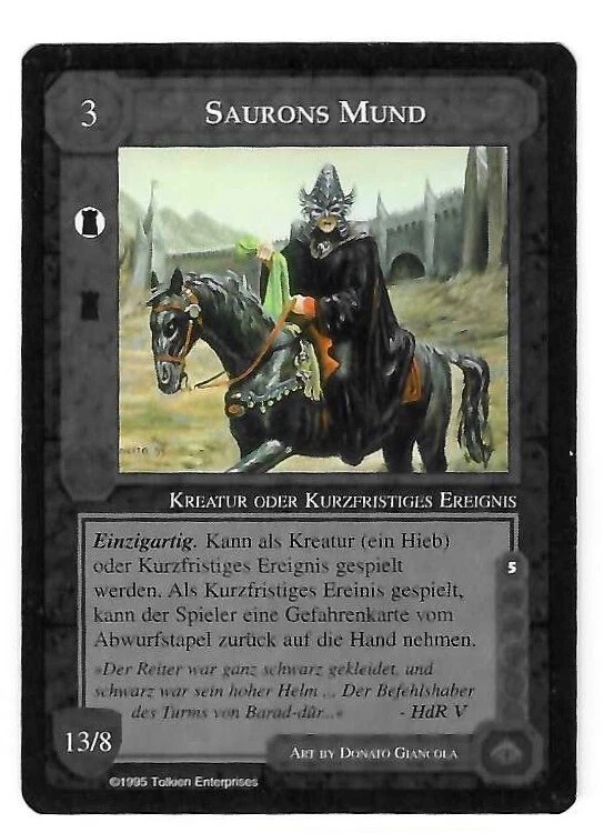 CCG 328 Mittelerde/Middle Earth ICE Saurons Mund - Mouth of Sauron - Bild 1 von 1