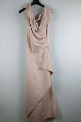 Vestido para mujer XSCAPE talla grande fuera del hombro rubor talla 22W Foto 1 de 4