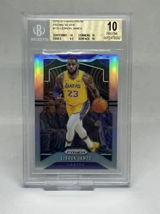 LeBron James 2019-20 Panini Prizm Silver BGS 10 PRISTINE #129 Los Angeles Lakers - Picture 1 of 3