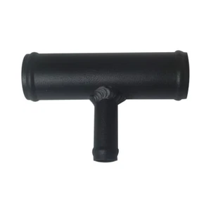 Reductor de manguera de aleación conector de manguera de radiador de aluminio unión 32 mm x 16 mm OD negro - Imagen 1 de 1