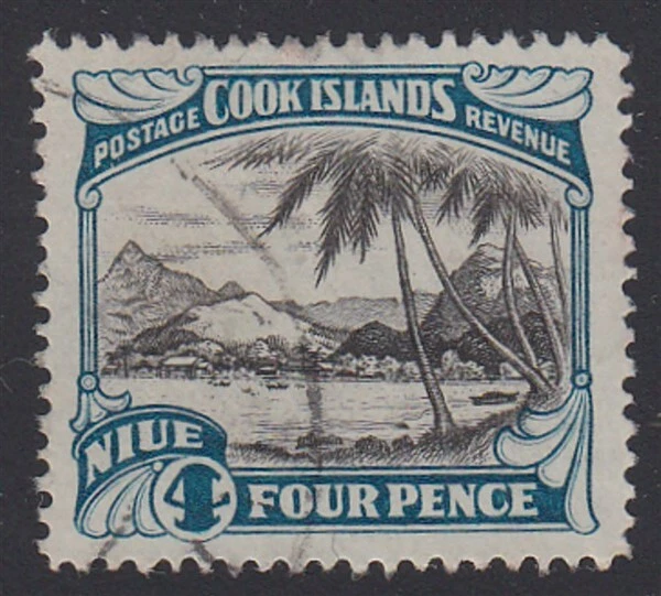 NIUE 1932 4d. PERF 14 FINO USADO (ID:225/D6109) Foto 1 de 1
