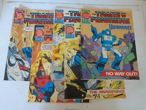 The TRANSFORMERS Comic - 5 Comic JOB LOT - No 185 to 189 - Date 1988 - UK Comic - Imagen 1 de 4