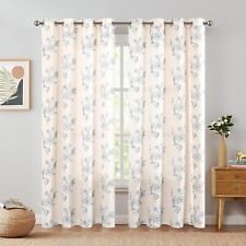Window Curtain Panel, Ring Top 84 inch lenght 2 Panels