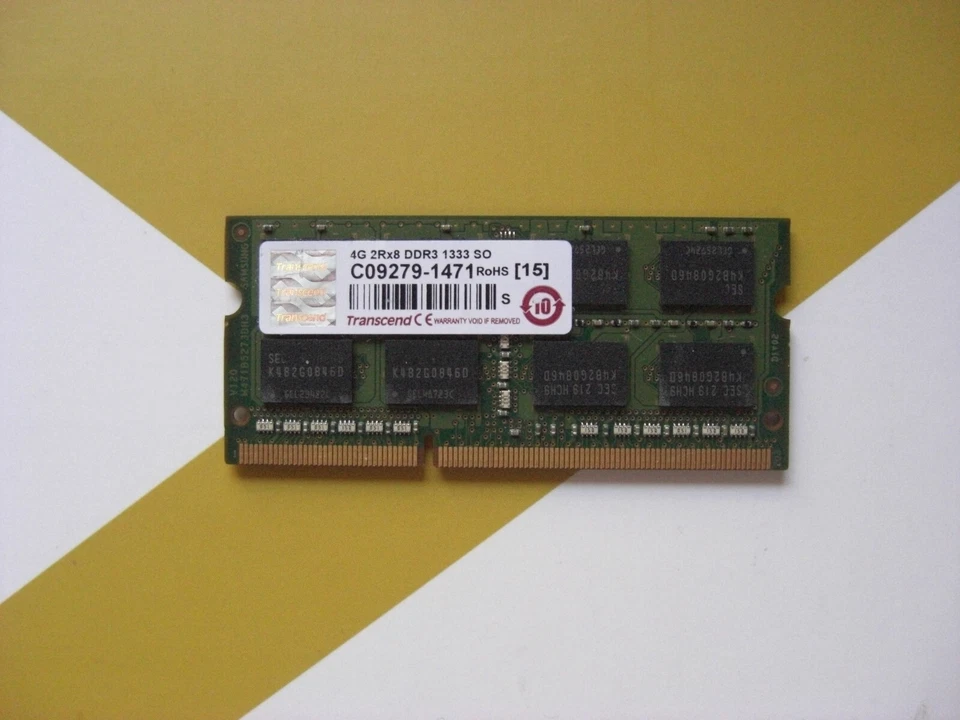 MODULO RAM TRANSCEND da 4GB  2Rx8  DDR3 - 1333  SO  C09279-1471 - Immagine 1 di 1