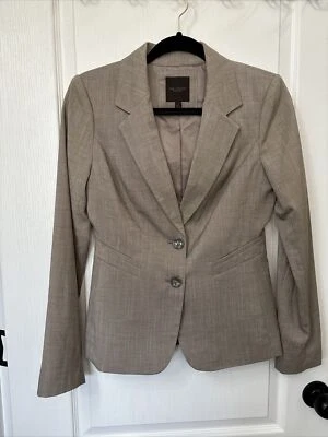 Blazer mujer The Limited Collection manga larga pico beige talla 2 Foto 1 de 4