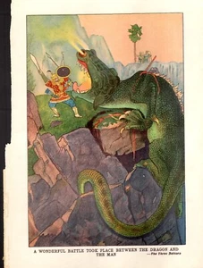 Ilustración Cuentos de hadas de todas las naciones (Los tres pretendientes) 1916 - Imagen 1 de 1