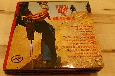 Western Musik aus Western Filmen - Soundtrack Instrumental - Album Vinyl LP - Bild 1 von 2