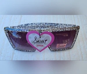 NUEVO Gafas de sol Snooki UNION SQUARE 116-SNP-02 UNISEX estampado transparente Nicole Polizzi - Imagen 1 de 4