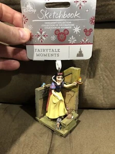 Disney Snow White Fairytale Moments Sketchbook Ornament Holiday New 2021 - Picture 1 of 5