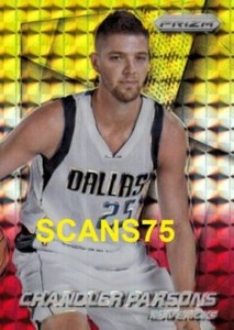 2014-15 Panini Prizms Yellow and Red,Red White Blue Mosaic Singles