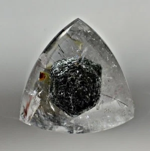 Quartz with Churrasco 10.36 ct Trillion Cut 15.50 x 15.50 x 7.60 mm - Picture 1 of 1