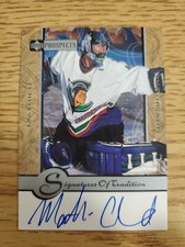 1999-00 UD Prospects Signatures of Tradition #MC Mathieu Chouinard