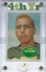 1960 Topps FB #1-99 Bart Starr Green Bay Packers - Picture 1 of 4