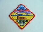 Vintage 1971 Bsa Boy Scouts St Clair District Operation Patrol Sled Cloth Patch