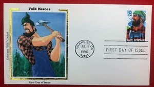 US 3084 Colorano FDC Folk Heroes Folklore Paul Bunyan ZAYIX STAMPS 010622-SM51 - Picture 1 of 1