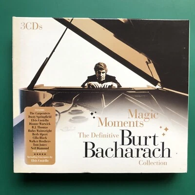 Magic Moments The Definitive BURT BACHARACH 3x CD Digipak Butch Cassidy Alfie NM - Image 1 of 4