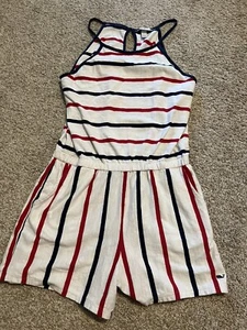 Vineyard Vines for Target Girls Red Blue White Stripe Romper XL 14 - Picture 1 of 4
