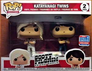 MINT - Scott Pilgrim Katayanagi Twins Funko POP! 2 Pack 2018 NYCC Exclusive - Picture 1 of 5