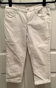 Girls White Jessica Simpson Jean Capri Pants - Picture 1 of 7