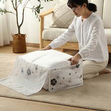 Foldable Storage Bag Clothes Blanket Quilt Closet Sweater Organizer Box Pouches
