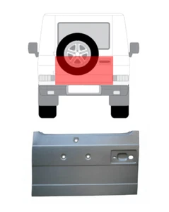 Für Mercedes G-Klasse W460 W461 W463 1979 - Hecktür hohe Reparaturverkleidung - Bild 1 von 2