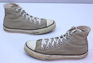 Men VTG Converse All Stars Chuck Taylor Shoes Sneakers Grey 6 Basketball 70/80s - Picture 1 of 24