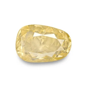 SRI LANKAN gelber Saphir 5,51 ct. natürlicher unbehandelter FREEFORM loser Edelstein - Bild 1 von 4