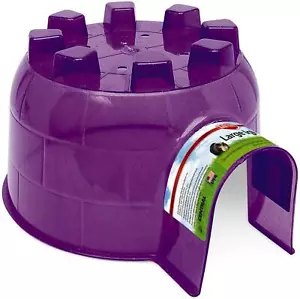 Kaytee Large Translucent Plastic Habitat Igloo Hideout Small Animals - 3 Pack - Picture 1 of 3