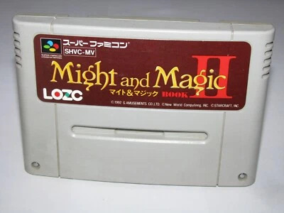 Might and Magic Book II (Japanese) Super Famicom SFC Japan import US Seller - Image 1 of 2