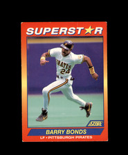 1992 Score 100 Superstars #26 Barry Bonds Pittsburgh Pirates