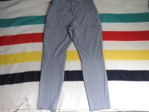 Kuhl Deceptr Light Gray Nylon Outdoor Hiking Gorp 32x32 Logo Shell Pants Mens - Picture 1 of 12