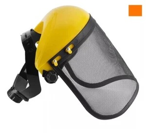 Visiera a Rete Regolabile Maschera Protettiva Per Decespugliatore Tagliaerba - Foto 1 di 4