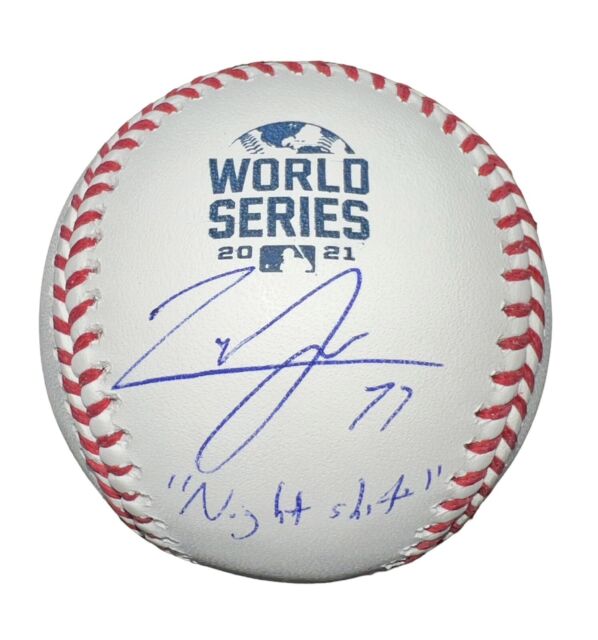 Braves Ronald Acuna Jr. Full Name Authentic Signed Oml Baseball