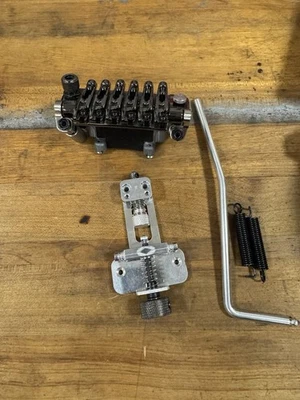 Ibanez ZR Cosmo Chrome Tremolo Bridge w/ Arm Springs Holder - Image 1 of 4