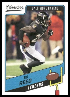 2021 Panini Classics #119 Ed Reed Baltimore Ravens - Image 1 of 2